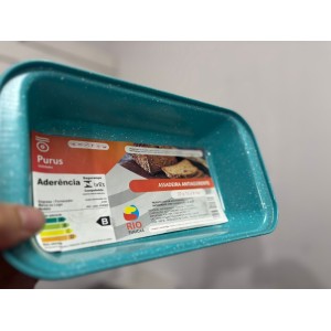 FORMA/ASSADEIRA DE ACO CARBONO ANTIAD P/BOLO/PAO RETANGULAR COLORS 27X15X6CM