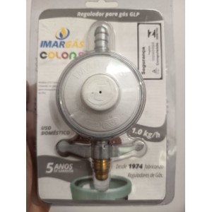 REGULADOR DE GAS GLP BRANCO C CHAVE UNID
