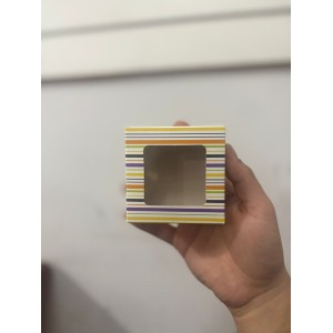 CAIXA PARA 4 DOCES COM VISOR ALEGRIA