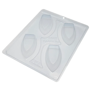FORMA SILICONE BARCA DE CHOCOLATE PEQUENA CONJUNTO 3 PARES