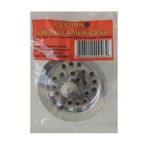 RALO PARA PIA CESTINHA VALVULA AMERICANA 6 CM